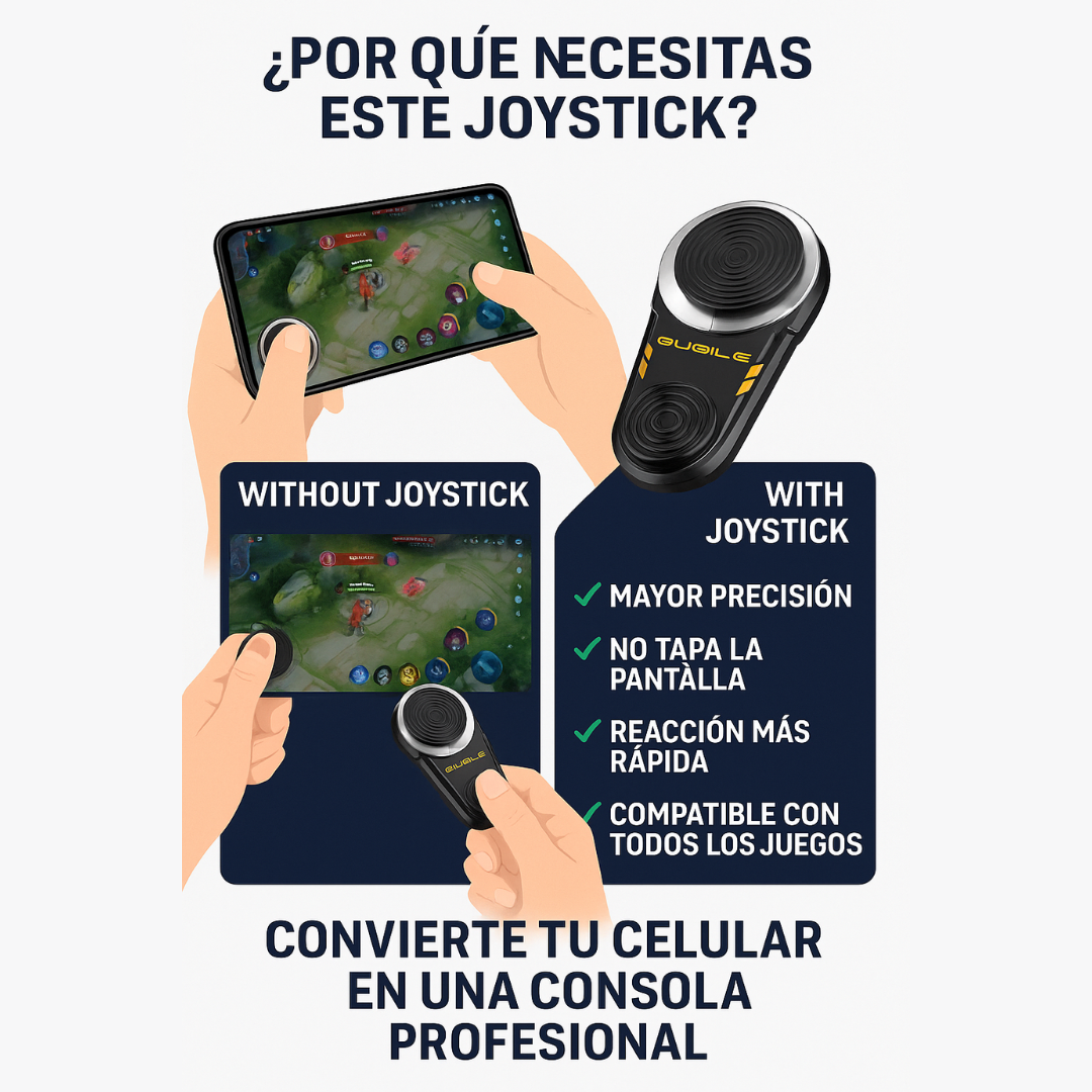 Joystick QuickAim 360° – Control Total y Precisión en tu Celular